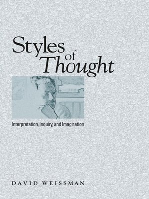 cover image of Styles of Thought